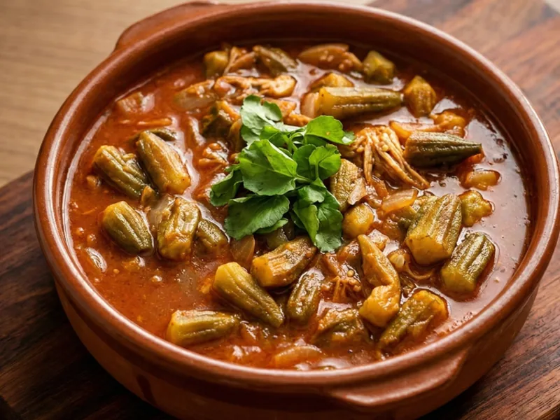 Okra stew