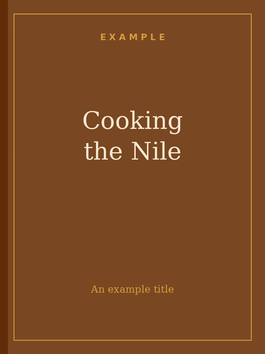 Cover of Cooking the Nile